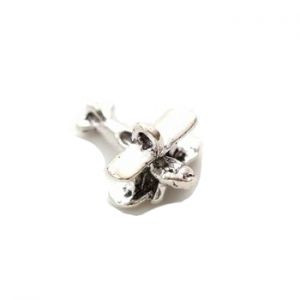 Zawieszka metalowa Charms ScrapBerry's Samolot Brąz, 20mm